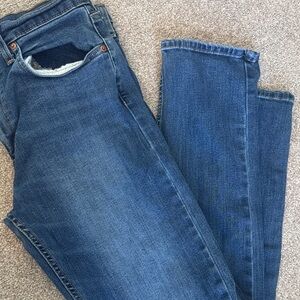 Levi's Men's Straight Jeans - Dark Blue